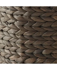 Casafield Seagrass Waste Basket - Natural, Woven Trash Can for Garbage the Bathroom, Bedroom, Laundry Room, Home Office