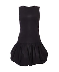 Quiz Women's Bengaline Round Neck Puff Skirt Skater Dress