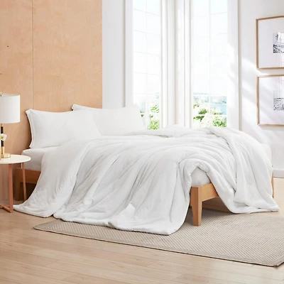 We Be Slubbin - Coma Inducer Oversized Comforter Set - Farmhouse White , Queen