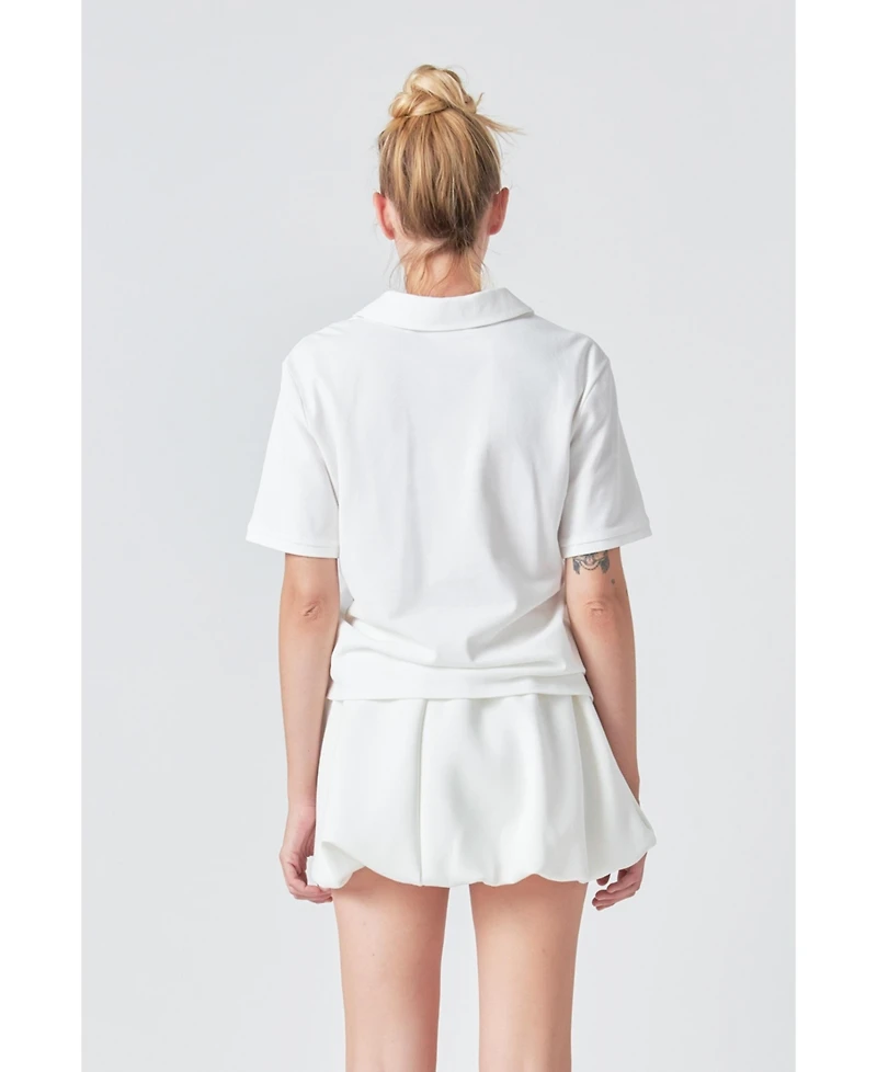 Grey Lab Women's Pique Polo Shirt