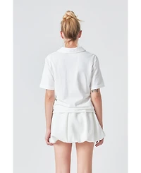 Grey Lab Women's Pique Polo Shirt