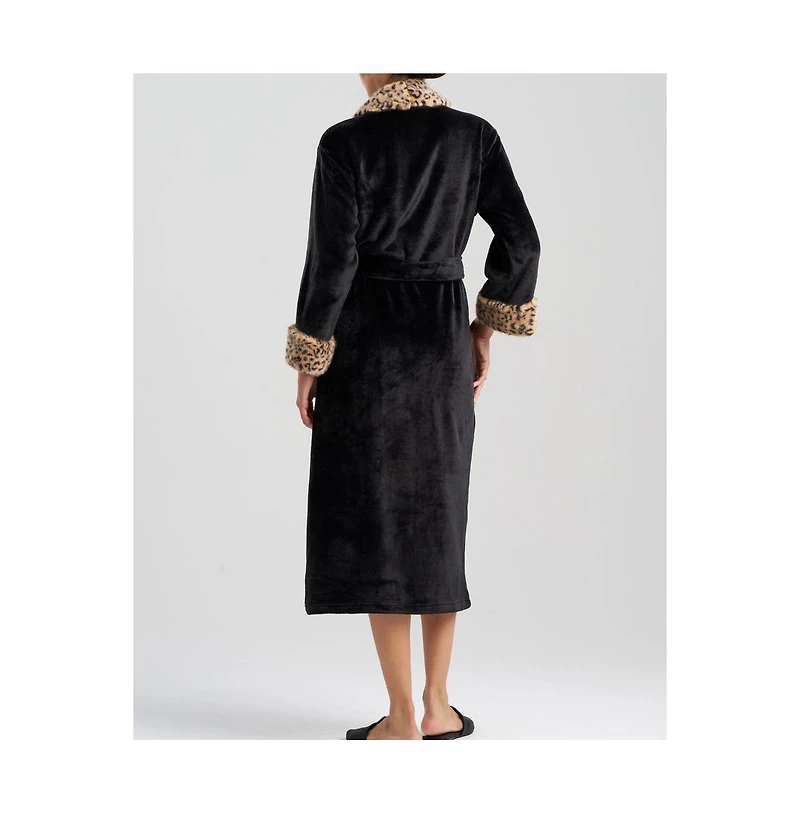N Natori Women's Plush Lynx Robe