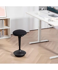 Homcom Adjustable Active Sding Stool with Rocking Motion,