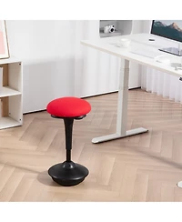 Homcom Adjustable Active Sding Stool with Rocking Motion,