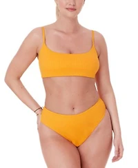 Andie Womens Maui Ribbed Bikini Top Bottoms