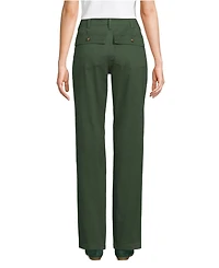 Lands' End Women's High Rise Chino Utility Straight Leg Pants