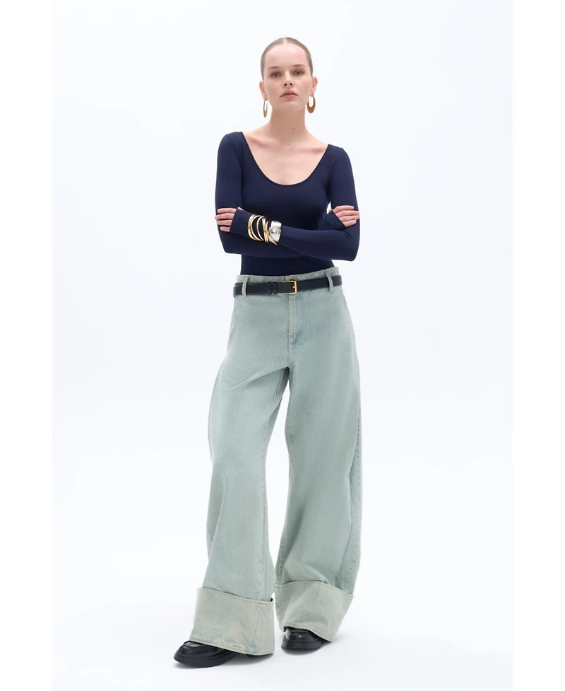 Nocturne Women's Crew Neck Bodysuit