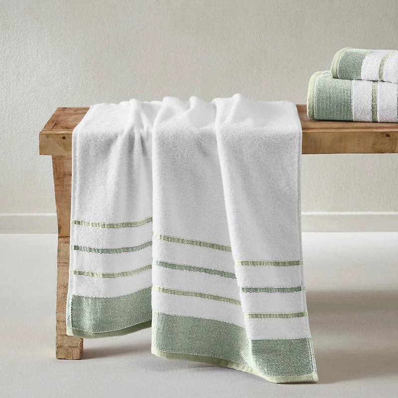 Linery & Co. Luxurious Cotton Decorative 2-Piece Bath Sheet Set