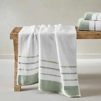 Linery & Co. Luxurious Cotton Decorative 2-Piece Bath Sheet Set
