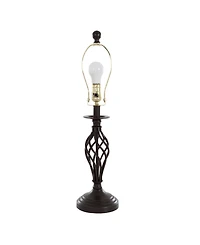 Lavish Home 24.5" Spiral Cage Table Lamp Set