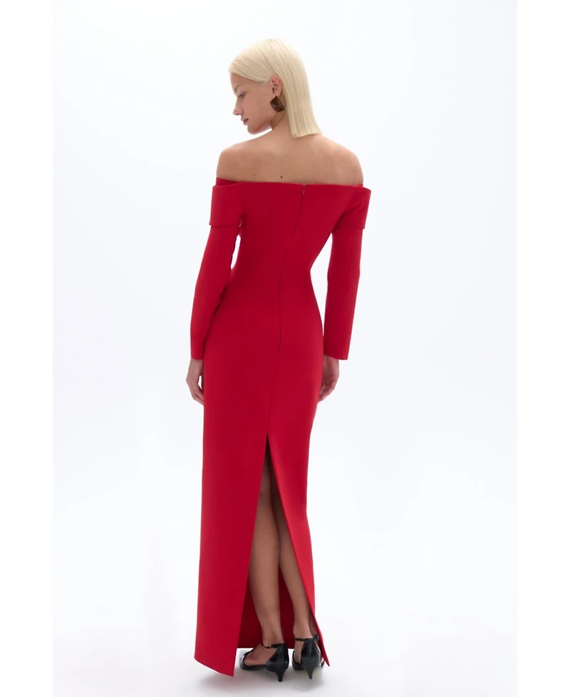 Nocturne Women's Bow Maxi Dress