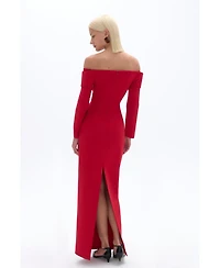 Nocturne Women's Bow Maxi Dress