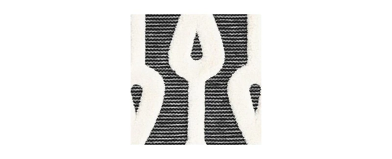 Bayshore Home Textured Tones Drops 2'7"x8' Runner Area Rug