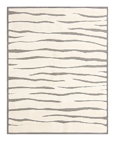 Bayshore Home Textured Tones Lines 7'10"x10' Area Rug