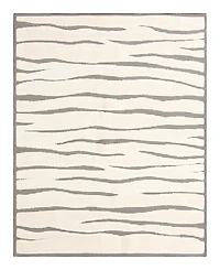 Bayshore Home Textured Tones Lines 7'10"x10' Area Rug