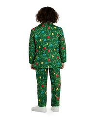 Suitmeister Big Boys Christmas Tree Light Up Suit Including Blazer, Pants and Clip-On-Tie