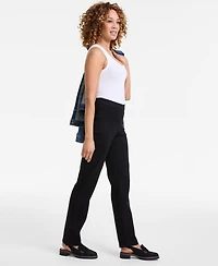 Style & Co Women's Mid-Rise Straight Pull-On Jeans
