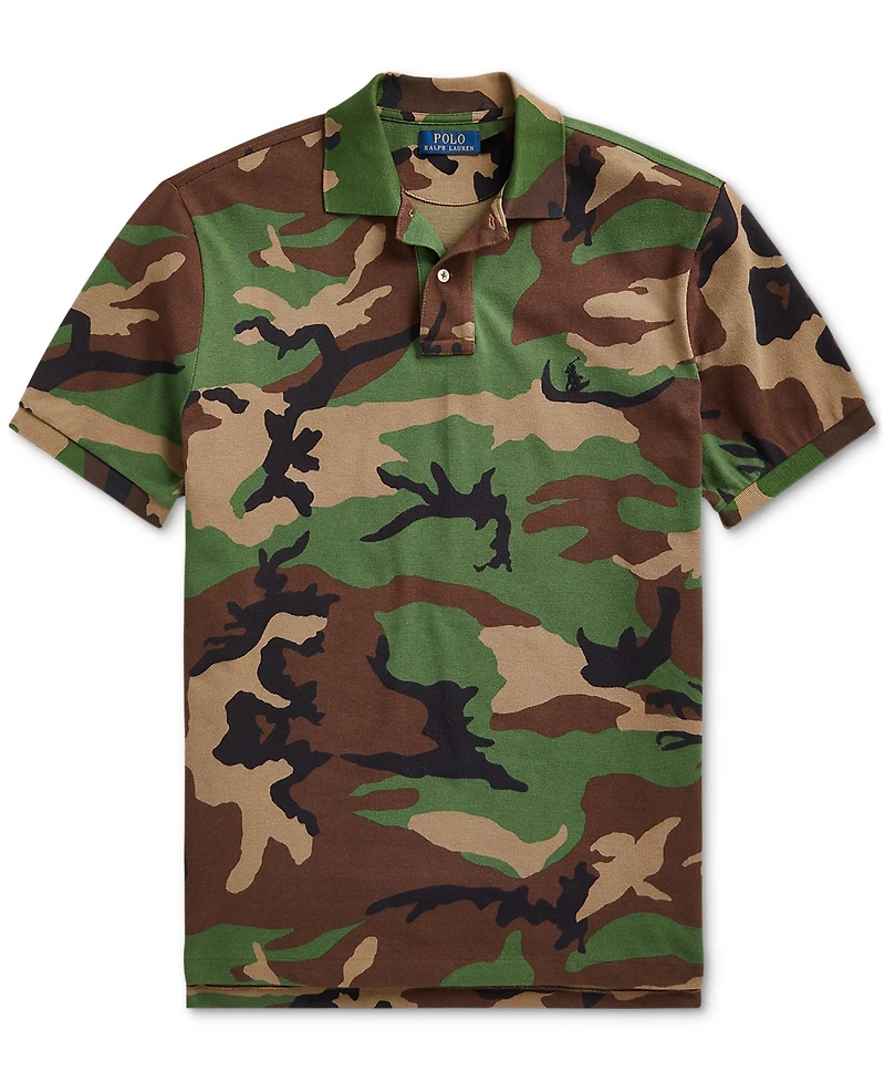 Polo Ralph Lauren Men's Classic-Fit Camo Cotton Mesh Shirt