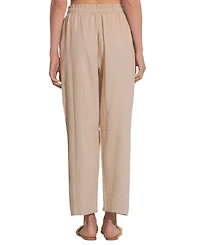 Elan Women's High-Rise Straight-Leg Drawstring Pants