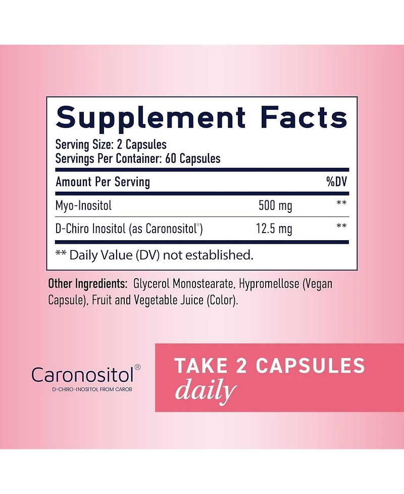 Myo-Inositol & D-Chiro Inositol for Hormone Balance for Women | Microbeadlet Technology to Regulate Menstrual Cycle & Support Ovarian Health | Myo Ino