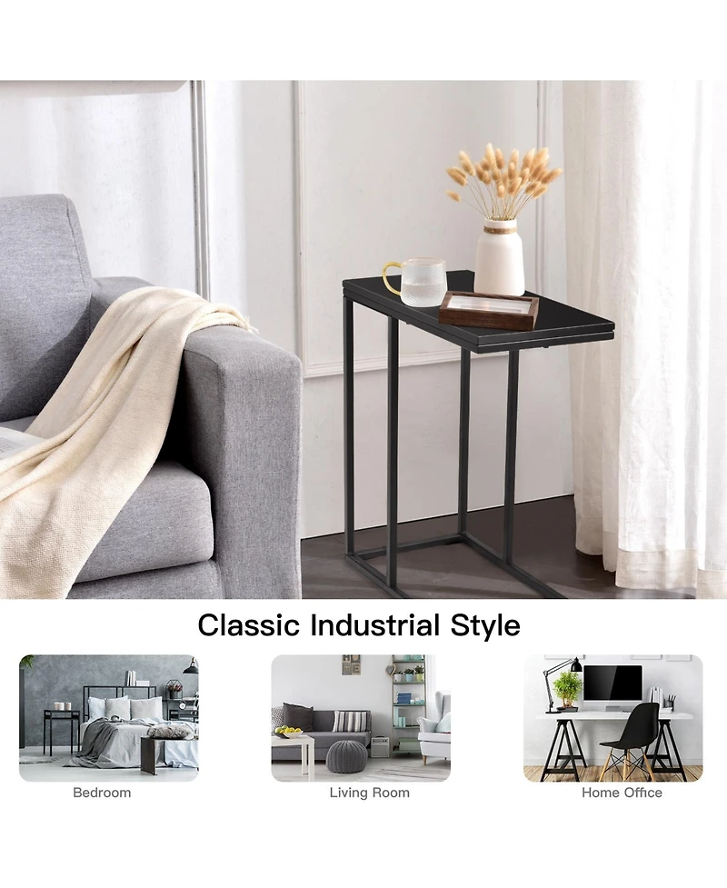 Gouun Tray Sofa Side End Table