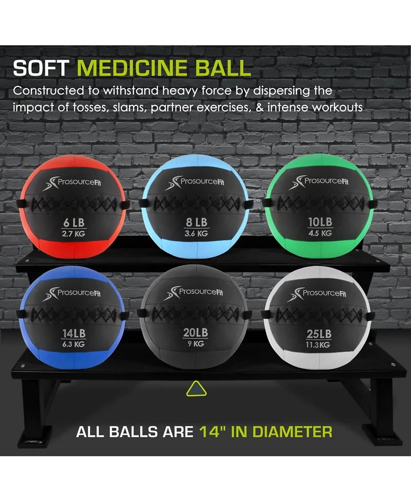 ProsourceFit Soft Medicine Ball, 20lb