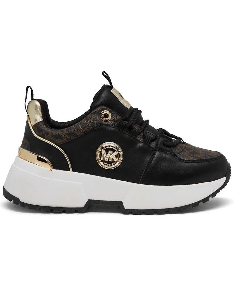 Michael Kors Little Girls Cosmo Logo Casual Sneakers from Finish Line