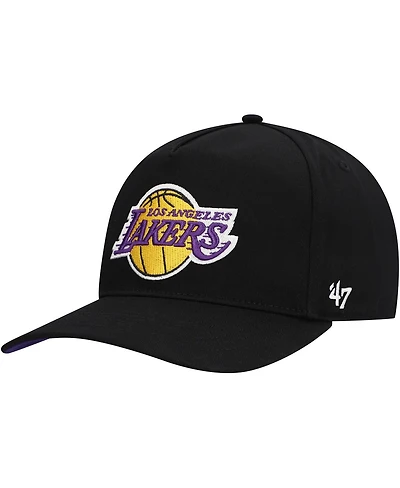'47 Brand Men's Black Los Angeles Lakers Core Logo Hitch Adjustable Hat