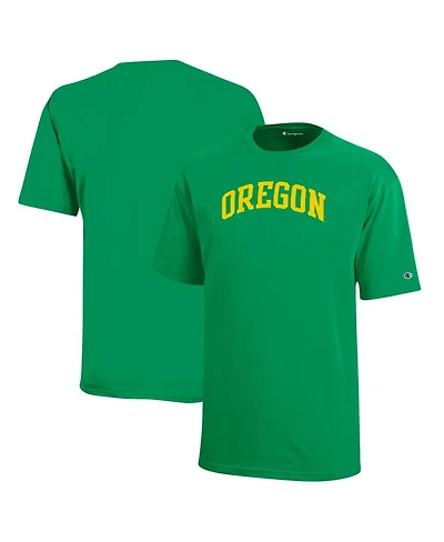 Champion Big Boys and Girls Green Oregon Ducks Team Arch T-Shirt
