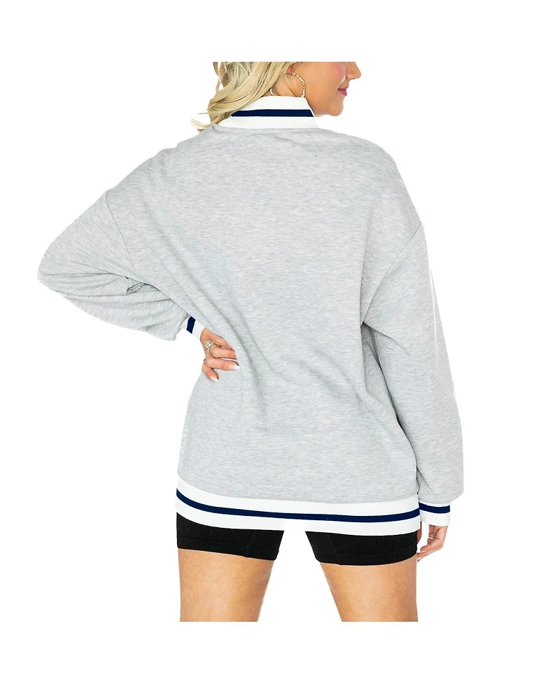 Gameday Couture Women's Gray Florida State Seminoles In It To Win It Sporty Pullover Sweatshirt