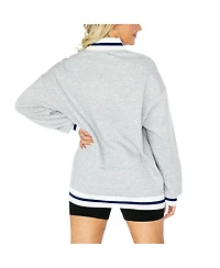 Gameday Couture Women's Gray Florida State Seminoles In It To Win It Sporty Pullover Sweatshirt