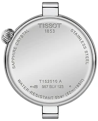 Tissot Women's Swiss Desir Black Leather Strap Watch 28mm
