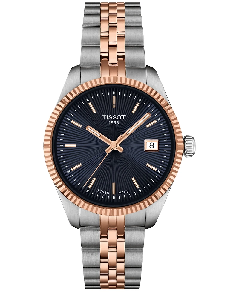 Tissot Women's Swiss Ballade Two-Tone Stainless Steel Bracelet Watch 34mm