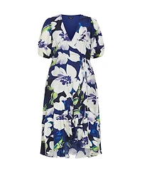 City Chic Plus Size Bea Floral Dress