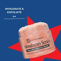M3 Naturals Himalayan Salt Body Scrub Infused with Collagen and Stem Cell Natural Exfoliating Salt Scrub