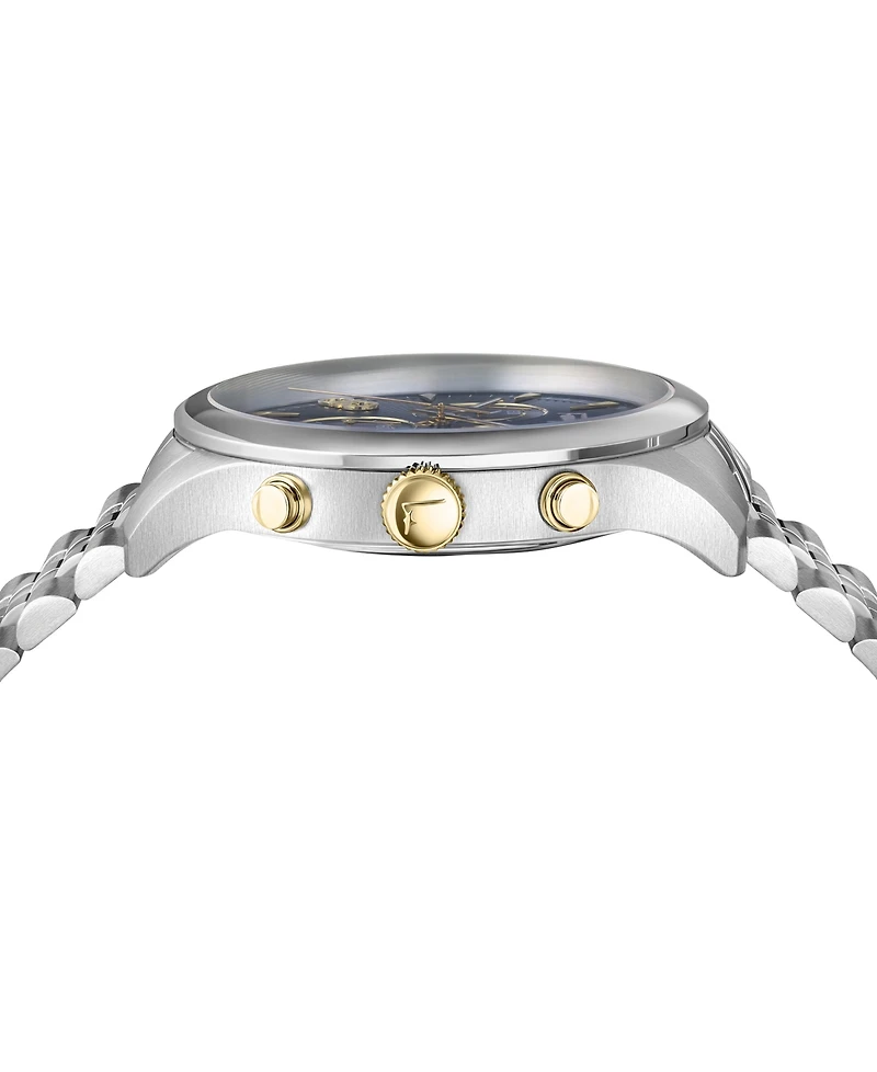 Ferragamo Men's Swiss Chronograph Duo Stainless Steel Bracelet Watch 42mm