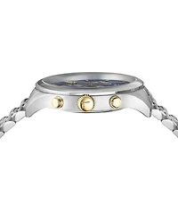 Ferragamo Men's Swiss Chronograph Duo Stainless Steel Bracelet Watch 42mm