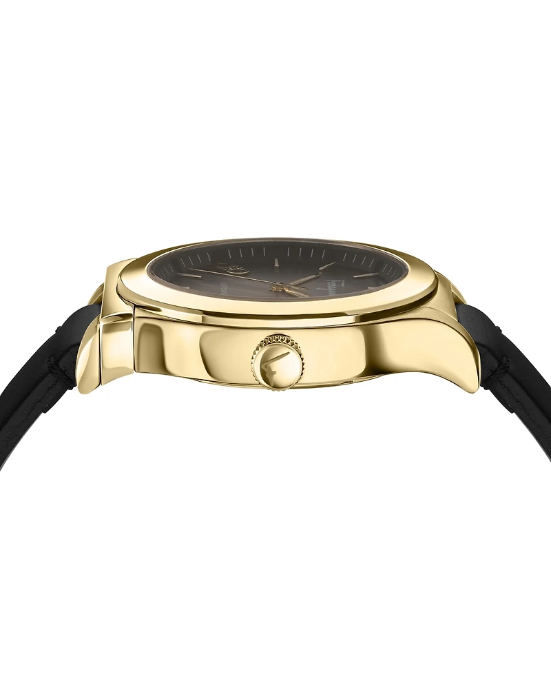 Ferragamo Men's Swiss Automatic 1927 Black Leather Strap Watch 42mm