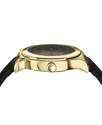 Ferragamo Men's Swiss Automatic 1927 Black Leather Strap Watch 42mm