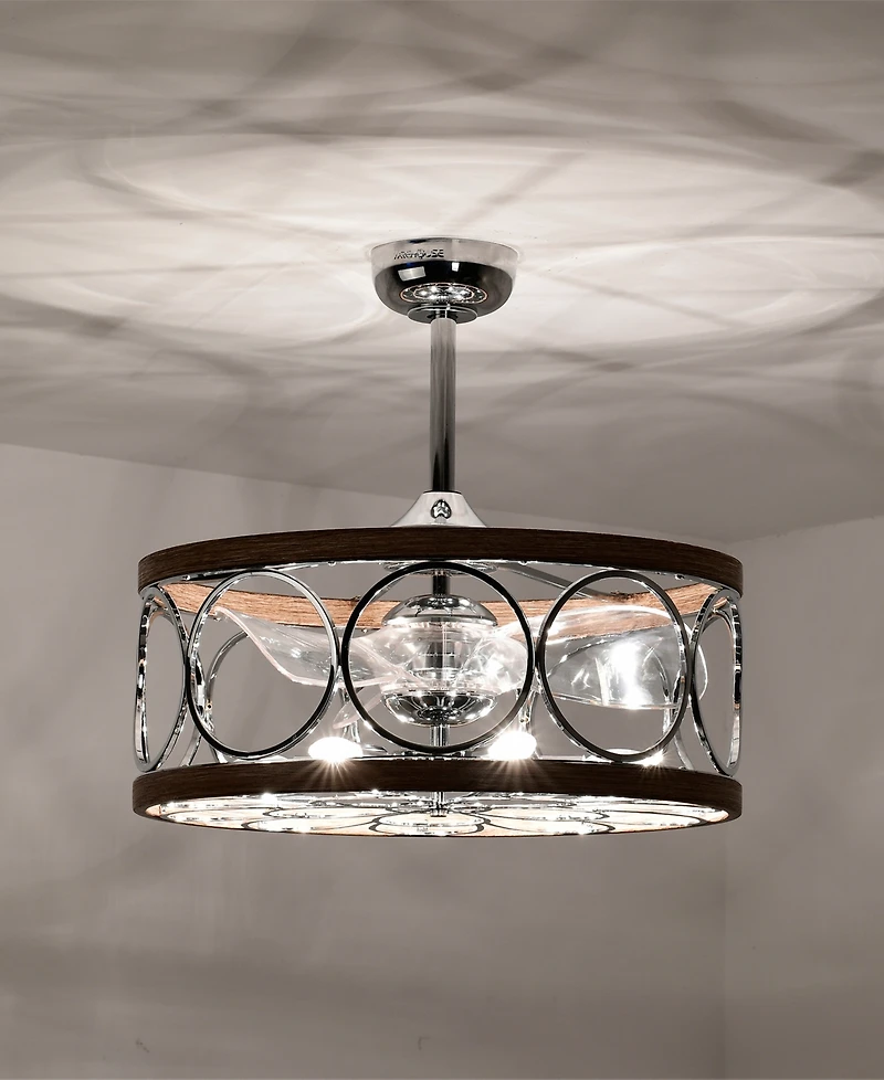 Home Accessories 24.4" Ofelia Indoor Ceiling Fan with Light Kit and Remote
