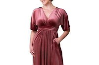 Kiyonna Plus Verona Velvet Evening Gown