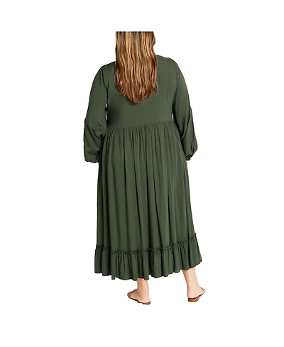 City Chic Plus Alena Maxi Dress