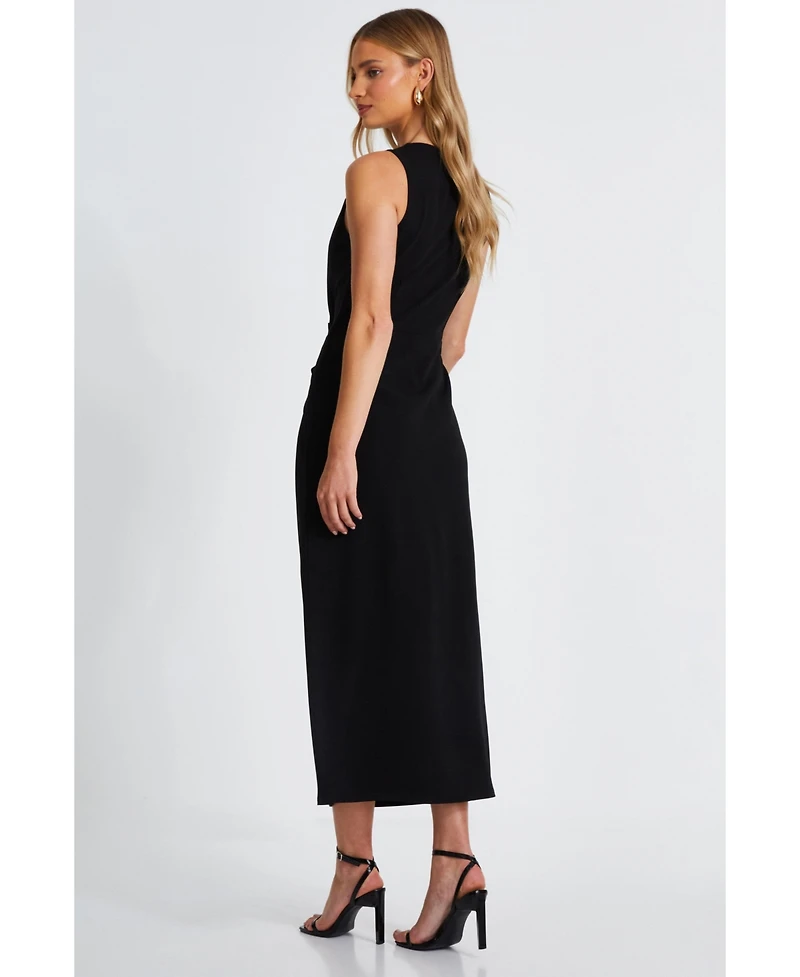Quiz Women's 2 In 1 Scuba Crepe Waistcoat and Skirt Dress