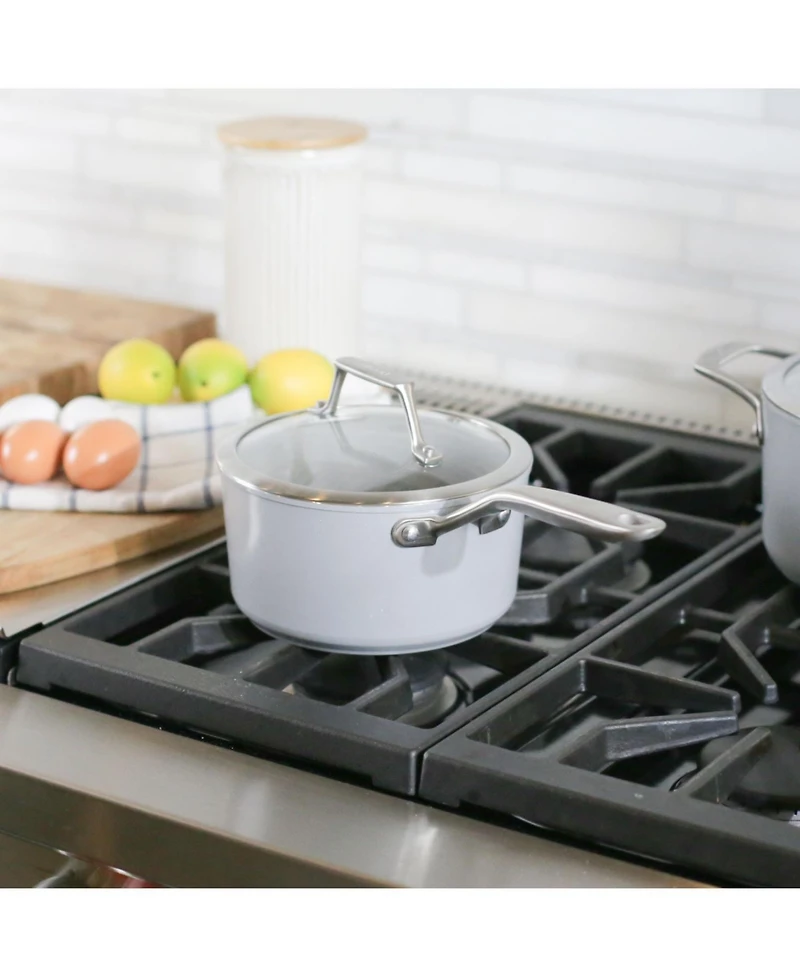 Techef - CeraTerra - 2 Quart Saucepan with Cover