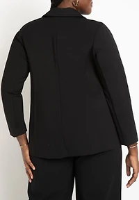 Eloquii Women's Plus The Ultimate Stretch Long One Button Blazer