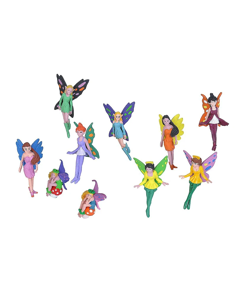 Wild Republic Nature Tube Fairy Figurines, 10 Pieces