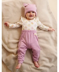 Purebaby Baby Girls 3 Piece Gift Set
