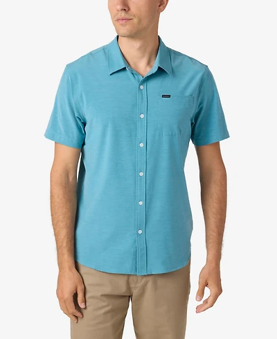 O'Neill Men's Traveler Upf Traverse Solid Short Sleeve Shirt