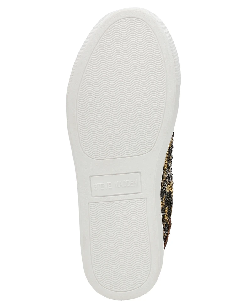 Betsey Johnson Little and Big Girls Sidny Rhinestone Sneakers