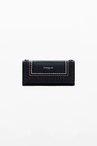 Desigual Women's Braided wallet with topstitching